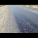 Wie die Straße wohl bei noch höheren Temperaturen aussieht